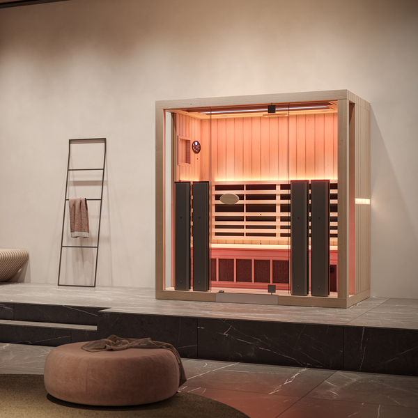 Basking in the warm glow of a sauna